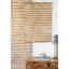Tapis rayé en jute / sisal brun / ivoire Callen-1969117002