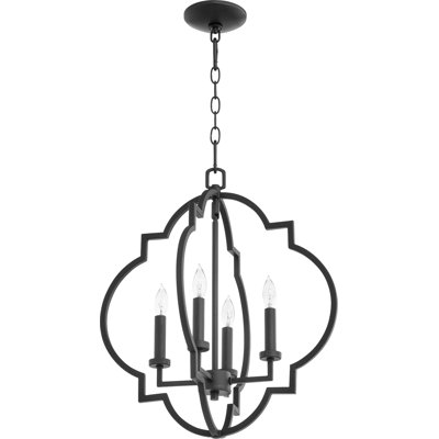 Dooley 4 - Light Dimmable Lantern Chandelier