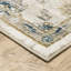 Tapis beige / bleu / gris à motif floral Nidia-1327276902