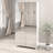 Spacious Shoe Storage Cabinet With Full-Length Mirror For Entryway And Bedroom, Multi-Functional 4-Door Wardrobe Closet