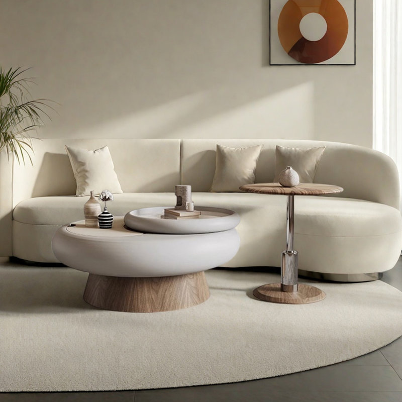 Ensemble de tables basses rondes Modern