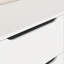 Commode double l 47,2 po avec 8 tiroirs