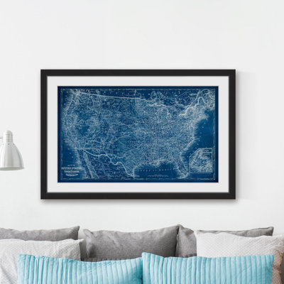 " US Map Blueprint "