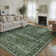 Tapis vert lavable avec envers antidérapant Ladonya