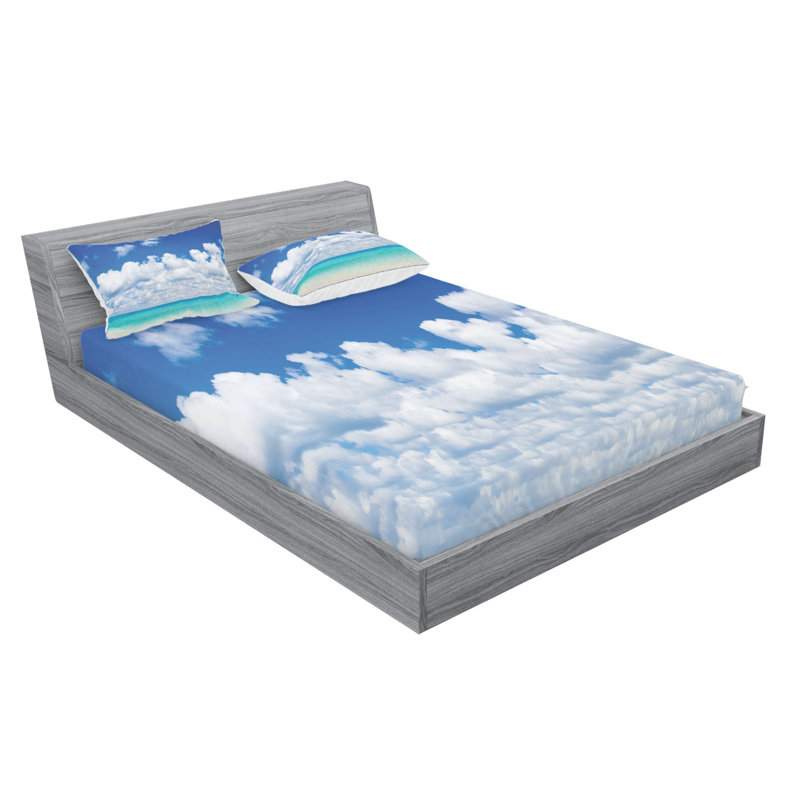 Microfiber Sheet Set, Full Sheet Set with Fitted Sheet