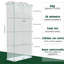4-Tier LED Glass Display Cabinet with Lockable Door, Curio Display Case for Collectibles, Books, Figurines and Home Décor-341231020-341231022-341231023