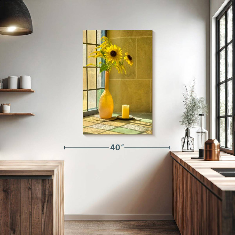 Harnek Sunflower Window, 39" H x 26" W