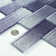 Foil 2" x 6" Straight Edge Glass Mosaic Subway Tile