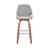 Altherr Mid-Century Modern Swivel 26 in. Armless Wood Counter Height Bar Stool with Faux Leather Seat-1336127516-1308883713