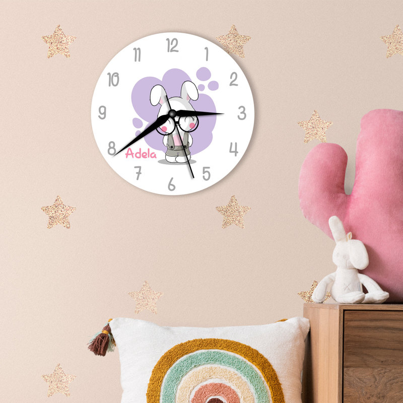 Wood Wall Clock, Yes