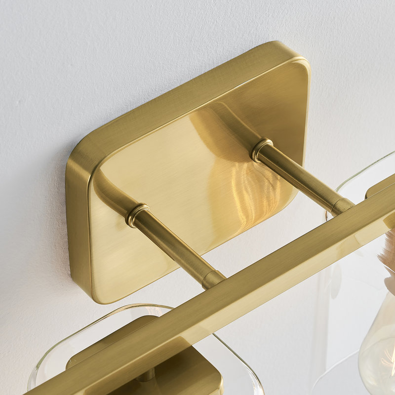 Éclairage pour meuble-lavabo à intensité variable Kagan, Noir mat, 4, Clair