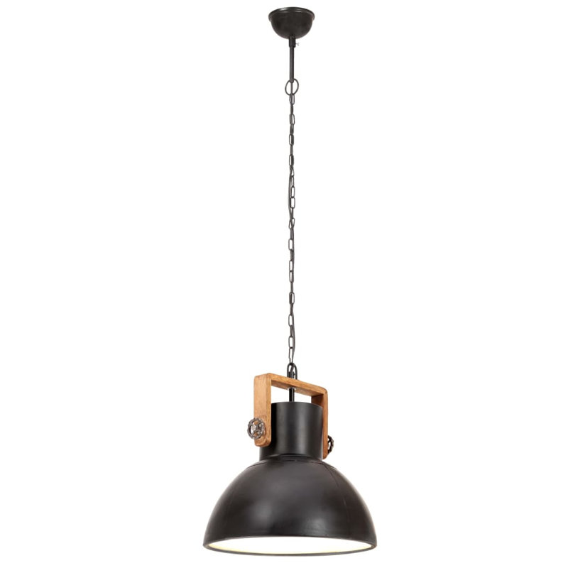 Esmeralda 1 - Light Single Pendant, 123cm H x 40cm W x 40cm D, Black
