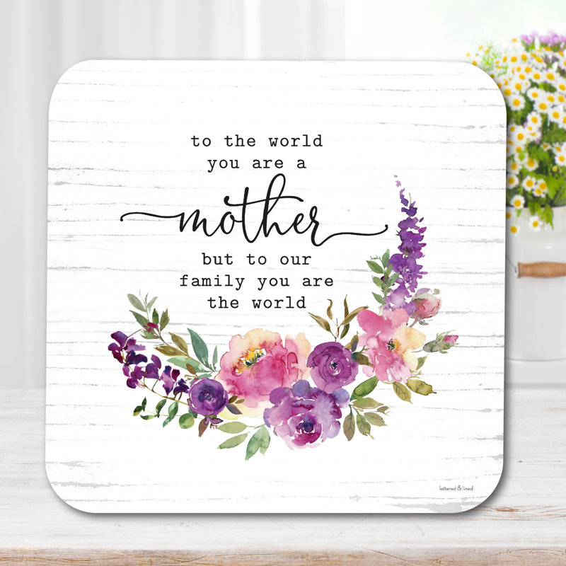  «Mom's Make Life Beautiful» 3-en-1 bougie en cire de soja 20 oz avec couvercle