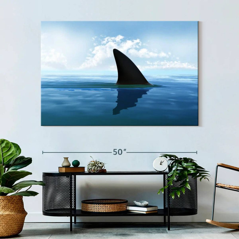 Crowle Shark Fin, 34" H x 51" W