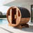 Hongyuan 4-Person  Rustic Cedar Barrel Sauna with Hariva heater