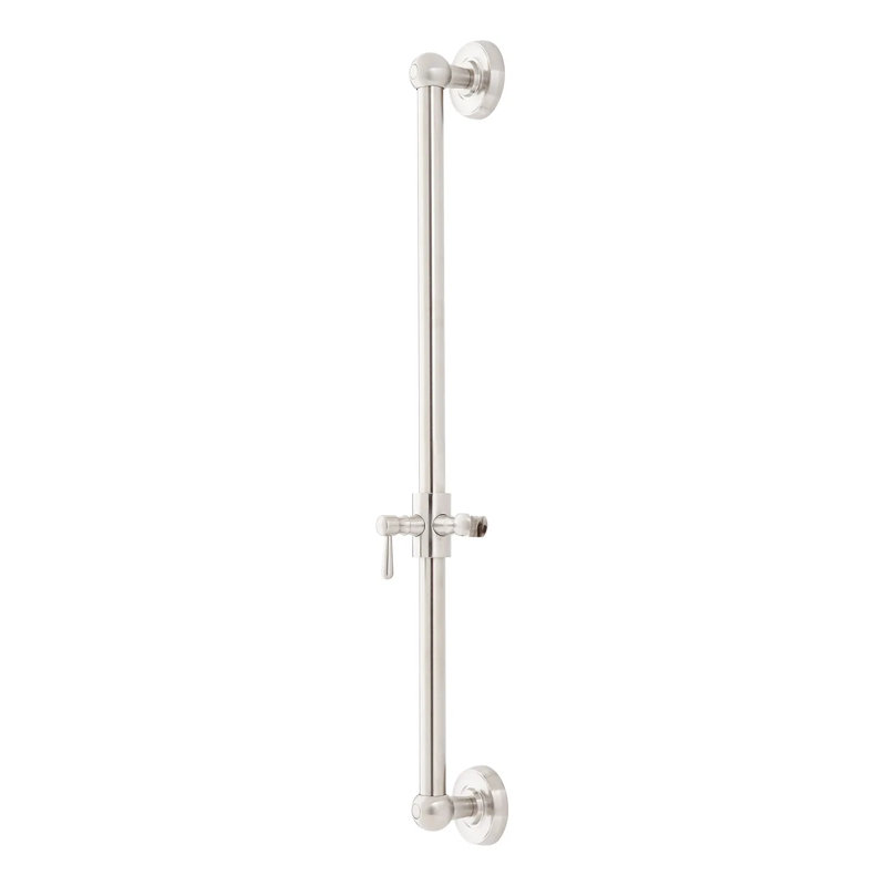 Signature Hardware 30" Traditional Slide Bar for Hand Shower, Brushed Nickel