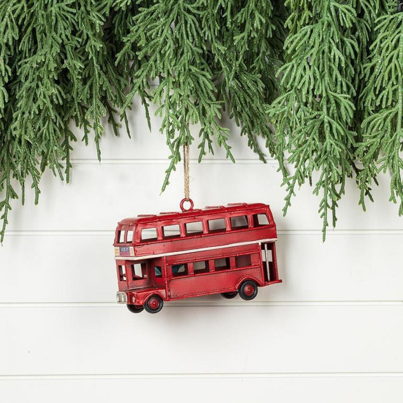 Double Decker Bus Ornament