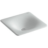 Iron Tones® Metal Rectangular Drop-In Bathroom Sink
