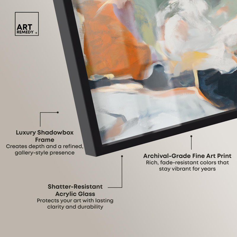 «Stillness Maelstrom I», reproduction d'art abstrait par Art Remedy, H 11 po x l 16 po, Noir