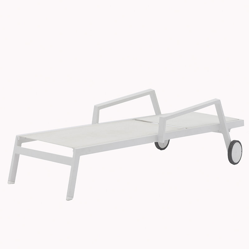 Bondi Outdoor Chaise Lounge, White