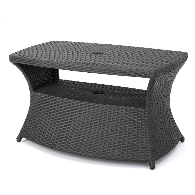 BERKELEY CHAISE LOUNGE SIDE TABLE, Gray