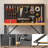 46" Work Bench Workbench Work Table with Foldable Pegboard and 20 Hooks for Garage Workshop Woodworking Shop