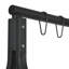 Portique en métal noir, capacité de 528 lb, compatible avec divers modèles de chaises suspendues noir robuste, pour divers types