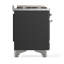 Majestic III Series 48 Inch Dual Fuel Range with 5 Sealed Burners, Griddle, Frenchtop in Matte Graphite (Natural Gas, Burnished Trim)-1387864837-1387864889-1387864890
