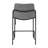 Upholstered Counter Stool with Metal Frame-1946632723