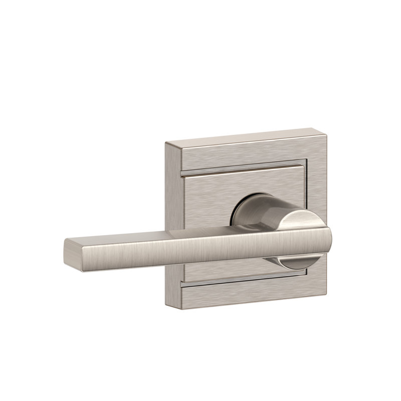 Latitude Lever with Upland Trim Hall and Closet Lock