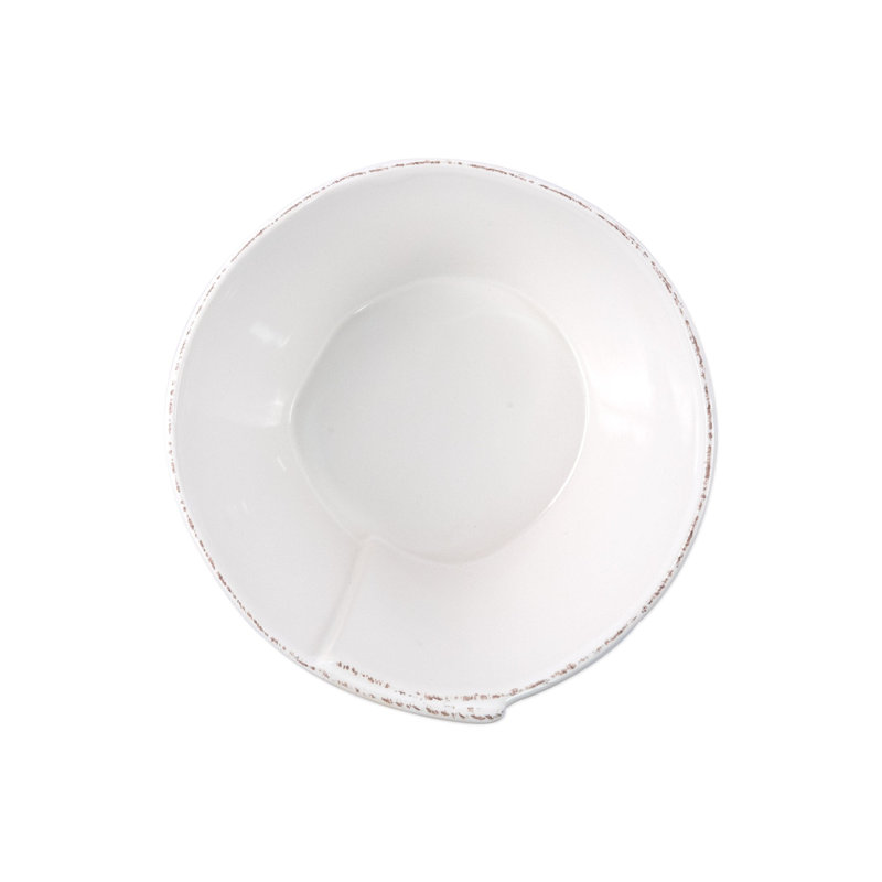 VIETRI Lastra Serving Bowl, 4" H x 8" W x 8" D