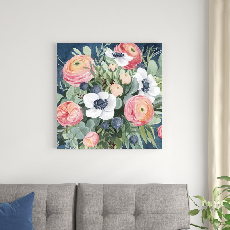 " Bewitching Bouquet II " by Grace Popp Painting Print, 30" H x 30" W  