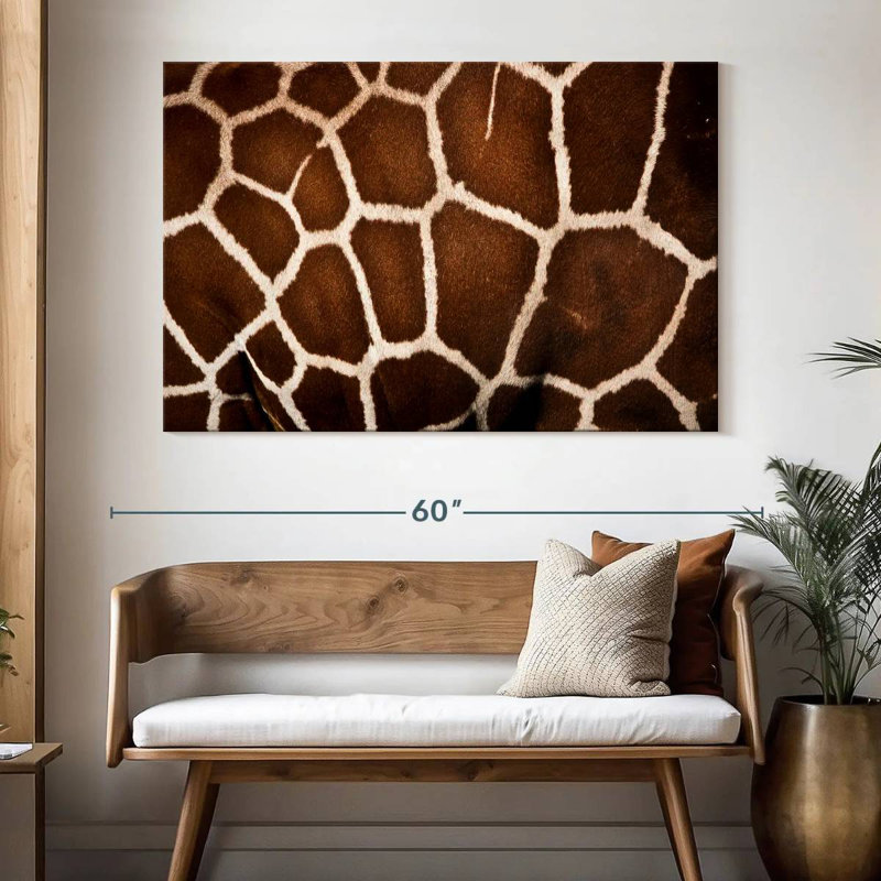 Crowle Geometric Giraffe Abstract, 34" H x 51" W