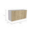 Armoire murale rectangulaire 2 portes