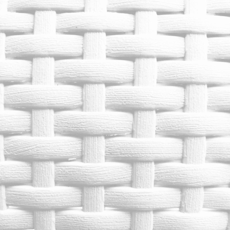 Ensemble de conversation pour canapé 4 personnes 4 pièces avec coussins en blanc, Blanc, 4 pièces: causeuse, table, 2 chaises