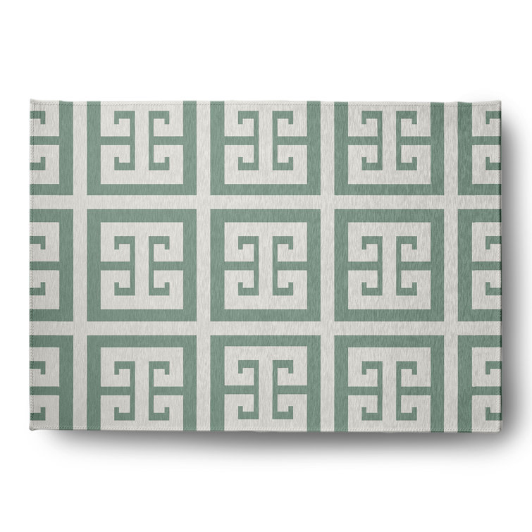 Subline Chenille Geometric Indoor Rug