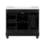 Meuble-lavabo contemporain noir