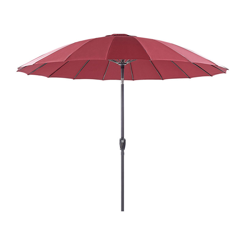 Anagabriela 255cm Market Parasol, Dark Red