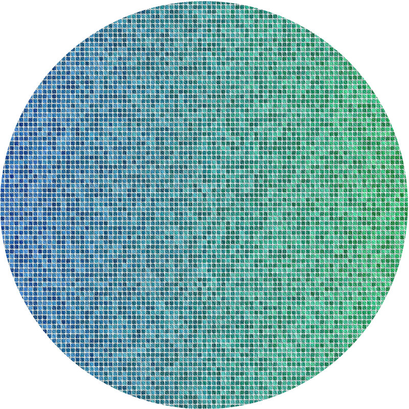 Azori Geometric Indoor Rug, Round 3'