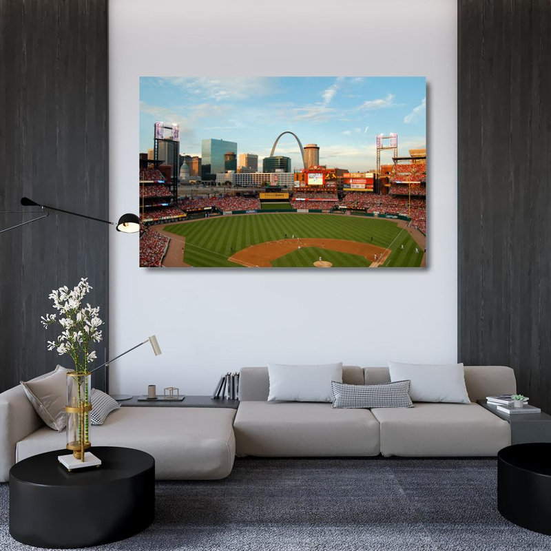 Busch Stadium, 32" H x 48" W