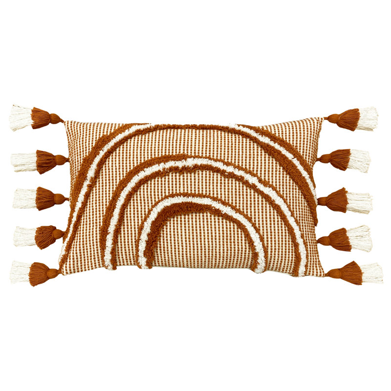 Orange Rectangular Cushion Cover, Brick