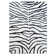 Zebra Animal Print Viscose Hand Woven Area Rug
