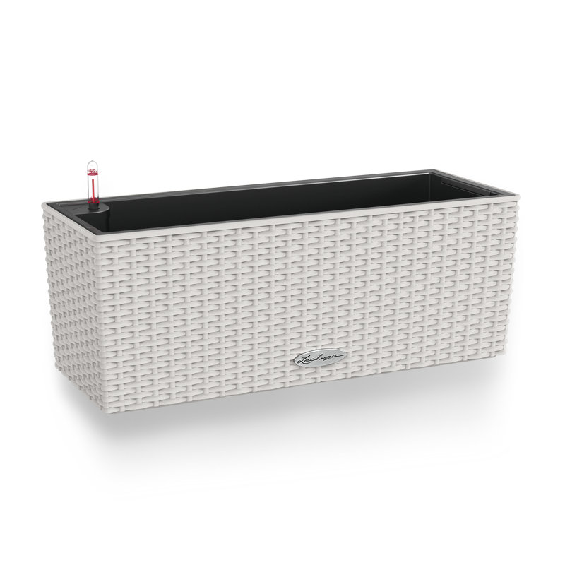 Balconera Window Box Planter, 19 cm H x 50 cm W x 19 cm D, Light Grey