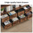 7-Tier Double Wide Bookshelves, Tall Bookcase With 8 Drawers Storage Organizer, Industrial Display Free Standing Shelf Units, Metal Storage Rack For Home Office Bedroom-16753746