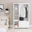 Maryhannah 3 Door Manufactured Wood Wardrobe-928981255