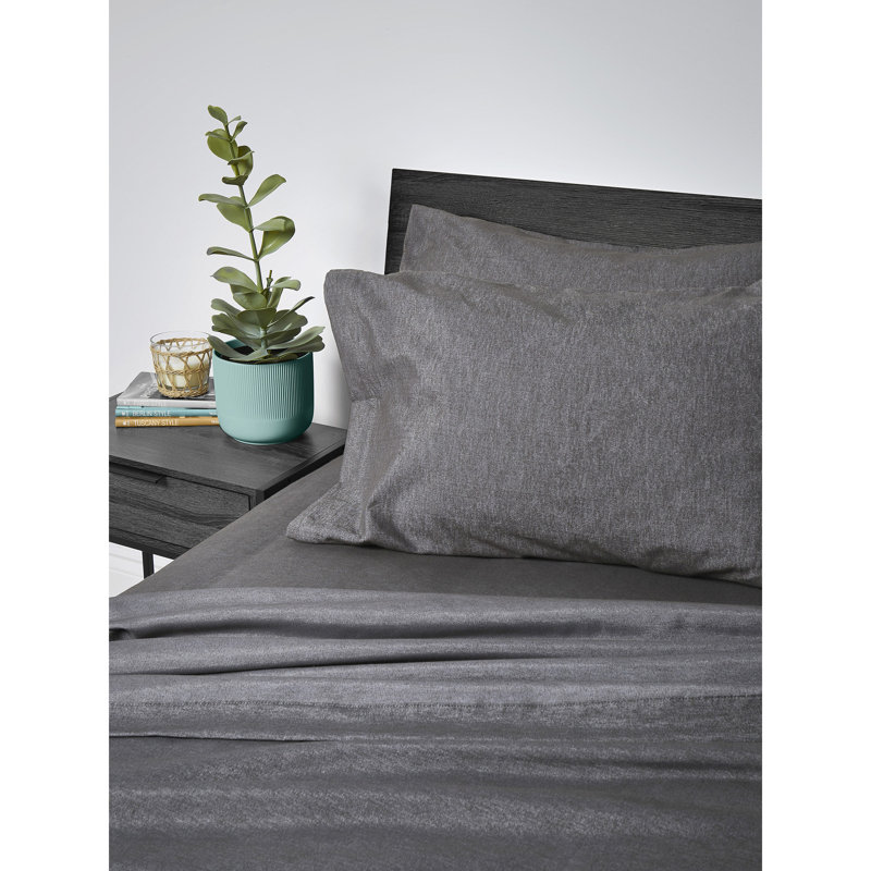 Ensemble de draps Safdie & Co. Inc, Moutarde, Ensemble de draps pour très grand lit + un drap-h