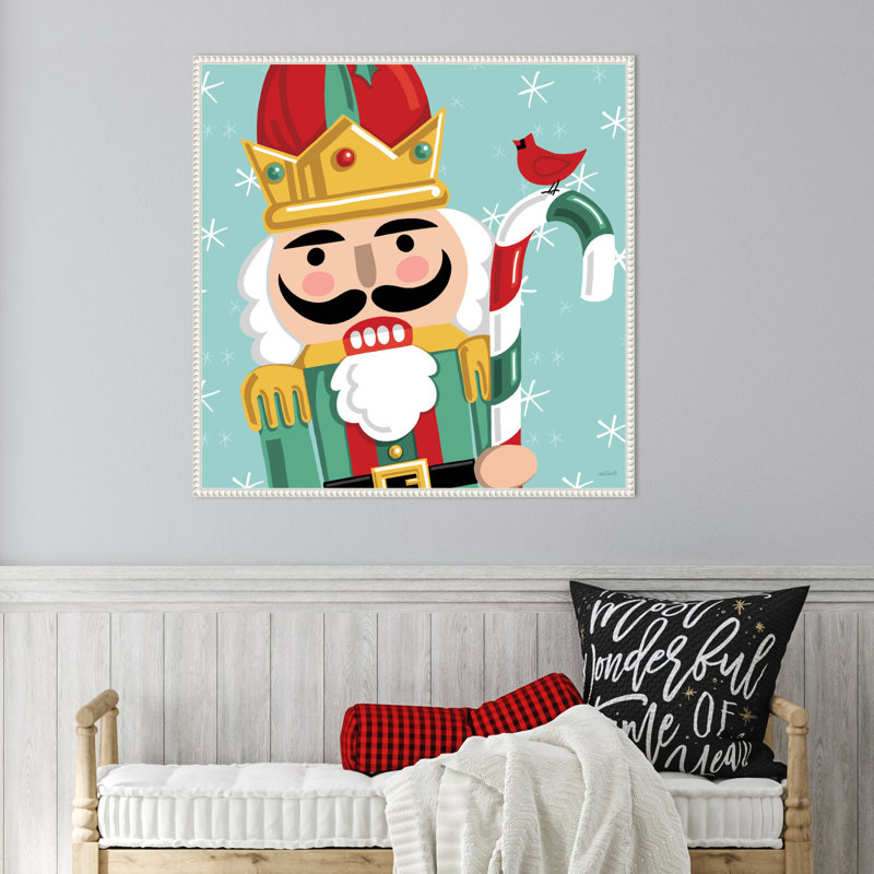 «Festive Christmas» par Anne Tavoletti, reproduction d'art sur toile encadrée, H 30 po x l 30 po