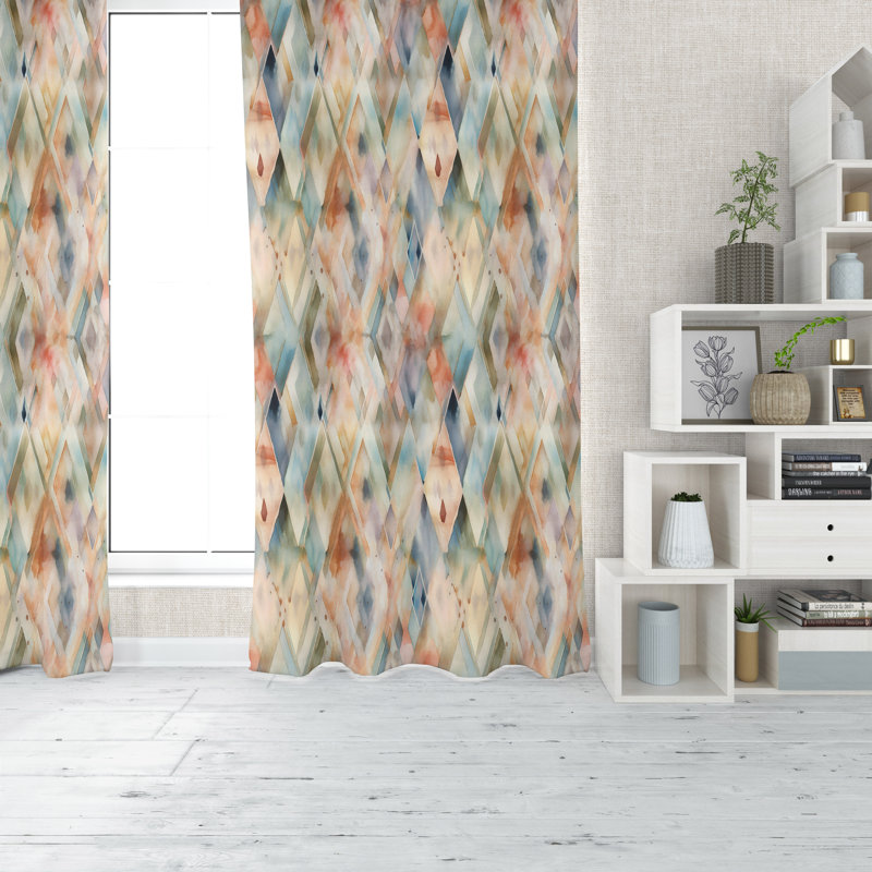 Baccari Room Darkening Curtain Pair, 40" W x 61" L
