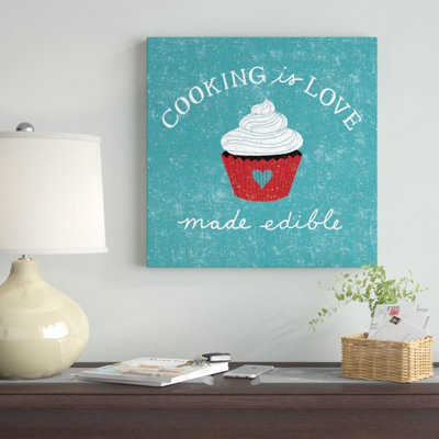 Reproduction d’art sur toile, "Cooking is Love" par Michael Mullan