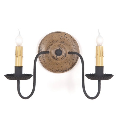 Wilham Wood Candle Wall Light